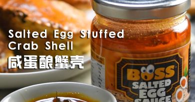 Salted Egg Stuffed Crab Shell - 咸蛋酿蟹壳