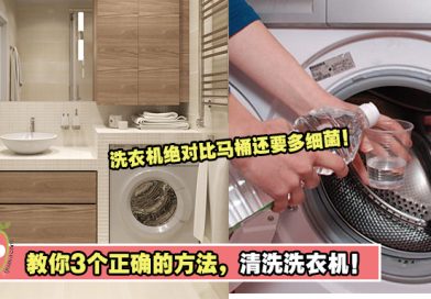 洗衣机绝对比马桶还要多细菌！教你3个正确的方法，清洗洗衣机！